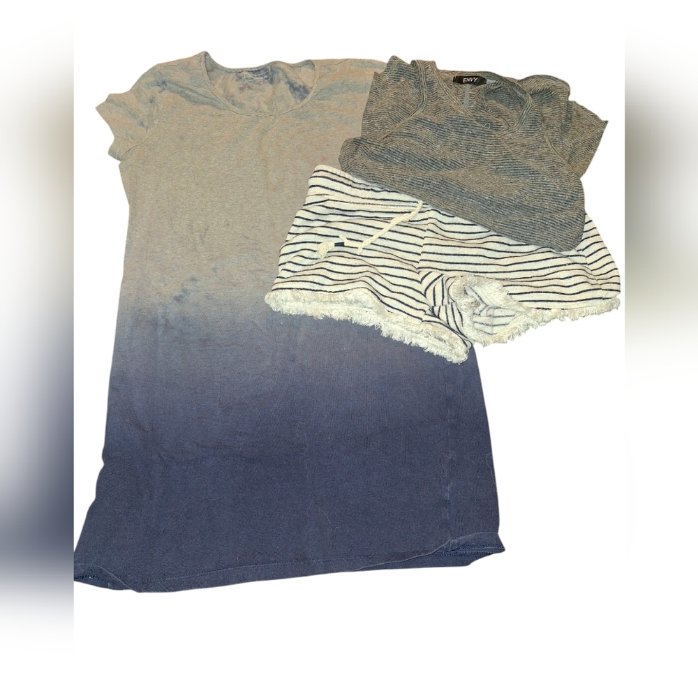 Clothes Lot Medium M Woman Dress Tshirt Tank ShortsTank dimensions pit-p…